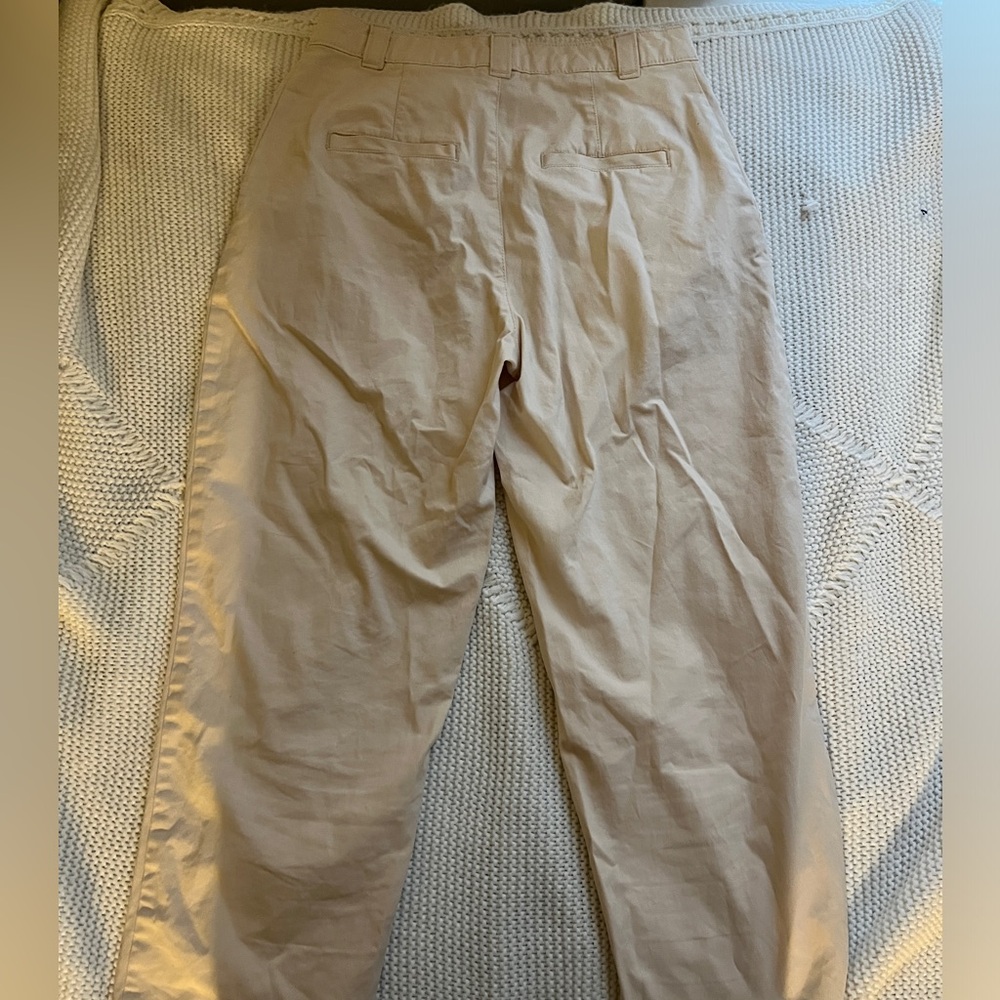 gap mid rise straight up khaki - birch beige - Picture 3 of 5